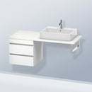 Duravit DuraStyle vanity unit for countertop with 2 pull-out compartments