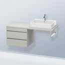 Duravit DuraStyle vanity unit for countertop with 2 pull-out compartments