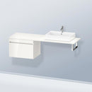 Duravit DuraStyle vanity unit for countertop with 1 pull-out compartment