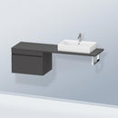 Duravit DuraStyle vanity unit for countertop with 1 pull-out compartment