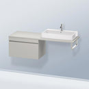 Duravit DuraStyle vanity unit for countertop with 1 pull-out compartment