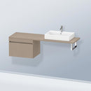Duravit DuraStyle vanity unit for countertop with 1 pull-out compartment