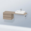 Duravit DuraStyle vanity unit for countertop with 2 pull-out compartments