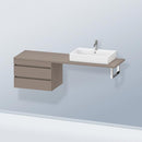 Duravit DuraStyle vanity unit for countertop with 2 pull-out compartments