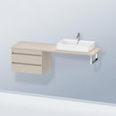 Duravit DuraStyle vanity unit for countertop with 2 pull-out compartments