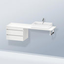 Duravit DuraStyle vanity unit for countertop with 2 pull-out compartments