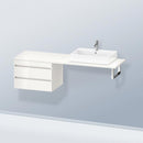 Duravit DuraStyle vanity unit for countertop with 2 pull-out compartments