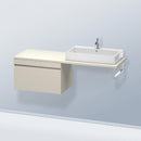 Duravit DuraStyle vanity unit for countertop with 1 pull-out compartment
