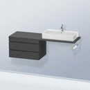 Duravit DuraStyle vanity unit for countertop with 2 pull-out compartments