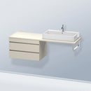 Duravit DuraStyle vanity unit for countertop with 2 pull-out compartments