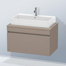 Duravit DuraStyle vanity unit for countertop with 1 pull-out compartment