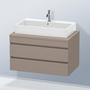 Duravit DuraStyle vanity unit for countertop with 2 pull-out compartments