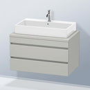 Duravit DuraStyle vanity unit for countertop with 2 pull-out compartments
