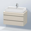 Duravit DuraStyle vanity unit for countertop with 2 pull-out compartments