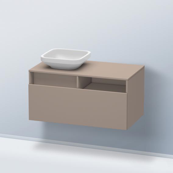 Duravit DuraStyle 台盆盥洗台，附 1 個拉出式隔間和 1 個開放式隔間