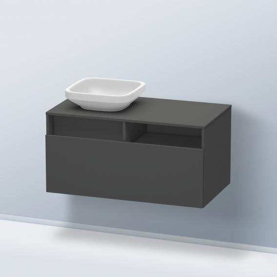 Duravit DuraStyle 台盆盥洗台，附 1 個拉出式隔間和 1 個開放式隔間