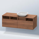 Duravit DuraStyle vanity unit for countertop washbasin with 2 pull-out compartments with 3 open compartments
