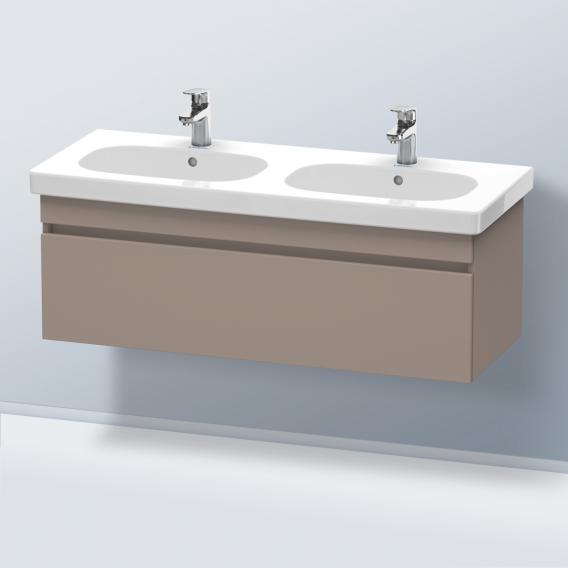 Duravit DuraStyle 雙洗臉盆盥洗台，附 1 個拉出式隔間