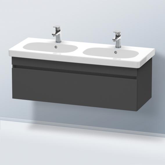 Duravit DuraStyle 雙洗臉盆盥洗台，附 1 個拉出式隔間