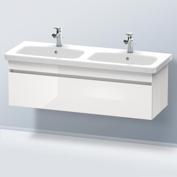 Duravit DuraStyle 雙洗臉盆盥洗台，附 1 個拉出式隔間