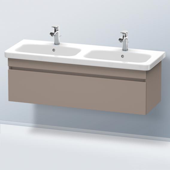 Duravit DuraStyle 雙洗臉盆盥洗台，附 1 個拉出式隔間