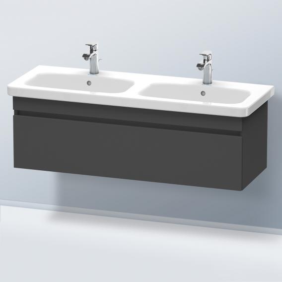 Duravit DuraStyle 雙洗臉盆盥洗台，附 1 個拉出式隔間