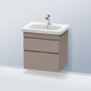 Duravit DuraStyle 梳妝台配有 2 個拉出式隔間