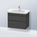 Duravit DuraStyle 梳妝台配有 2 個拉出式隔間