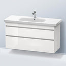 Duravit DuraStyle 梳妝台配有 2 個拉出式隔間