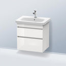 Duravit DuraStyle 梳妝台配有 2 個拉出式隔間