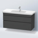 Duravit DuraStyle 梳妝台配有 2 個拉出式隔間