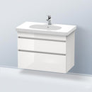 Duravit DuraStyle 梳妝台配有 2 個拉出式隔間