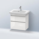 Duravit Durastyle 壁掛式梳妝台 緊湊型，附 2 個拉出式隔間