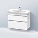 Duravit Durastyle 壁掛式梳妝台 緊湊型，附 2 個拉出式隔間