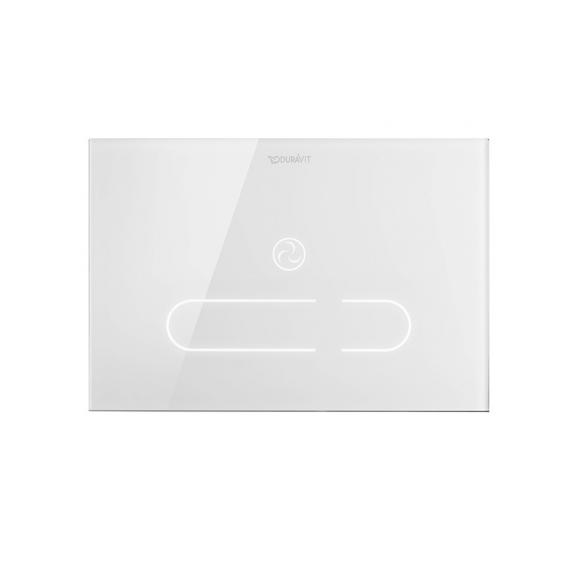 Duravit DuraSystem A2 flush plate, with IR sensor, for toilet white/white