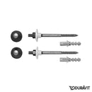 Duravit fixture for wall-mounted toilet and wall-mounted bidet