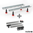 Duravit frame for bath and shower tray 2 piece incl. set of 3 MEPA support rails