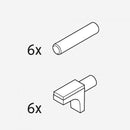 Duravit glass shelf support for L-Cube tall unit