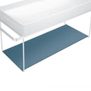 Duravit glass shelves for DuraSquare metal consoles for washbasins