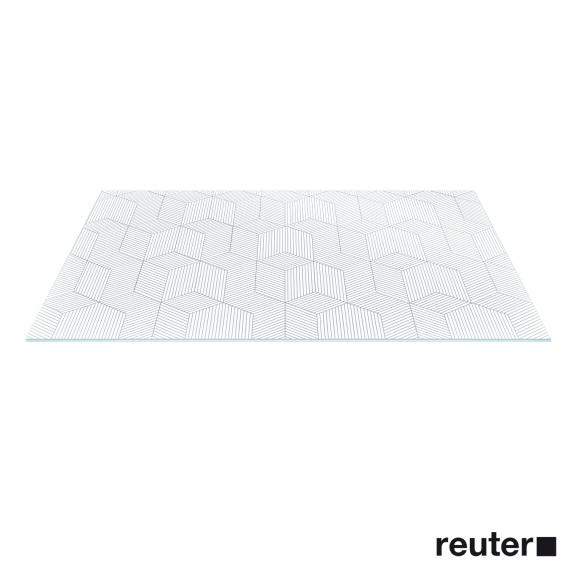 用於洗臉盆 DuraSquare 金屬控制台的 Duravit 玻璃擱板