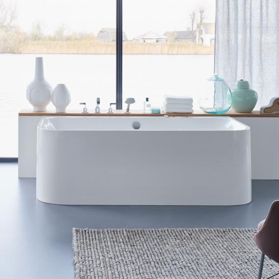 Duravit Happy D.2 back-to-wall whirlbath with panelling
