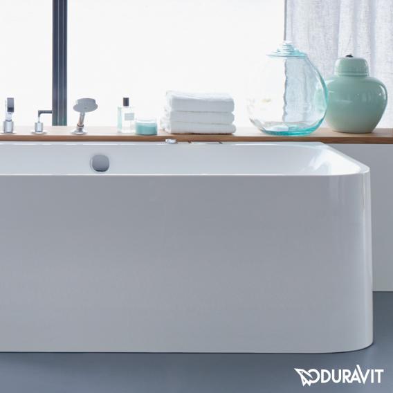 Duravit Happy D.2 帶鑲板的轉角漩渦浴缸