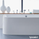 Duravit Happy D.2 corner whirlbath with panelling