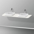Duravit Happy D.2 Plus countertop for 2 countertop basins / drop-in basins