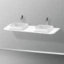 Duravit Happy D.2 Plus countertop for 2 countertop basins / drop-in basins