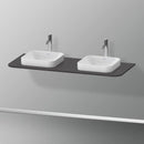 Duravit Happy D.2 Plus countertop for 2 countertop basins / drop-in basins