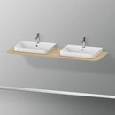 Duravit Happy D.2 Plus countertop for 2 countertop basins / drop-in basins