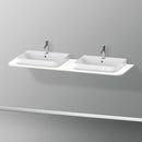 Duravit Happy D.2 Plus countertop for 2 countertop basins / drop-in basins