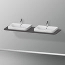 Duravit Happy D.2 Plus countertop for 2 countertop basins / drop-in basins