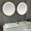 Duravit Happy D.2 Plus 鏡子套裝，帶 LED 照明，圖標版本